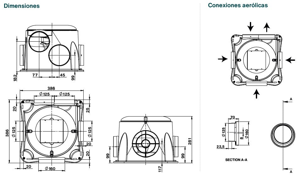 Extractor ComfoFan 425